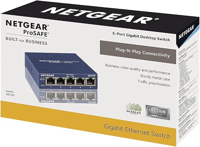 NETGEAR 5-Port Gigabit Ethernet Unmanaged Switch - Image 5