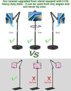 Tablet Floor Stand, Overhead Bed Phone Stand - Image 4