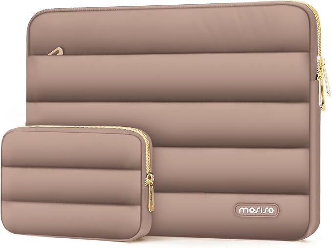MOSISO 13.3 inch Laptop Case, 13-13.3 inch Puffy Laptop Sleeve Compatible by MOSISO
