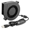 75mm x 15mm USB Cooling Blower Fan 5V DC Brushless Small Computer Case Fan by AmRunJe-CalmDownYourDevice