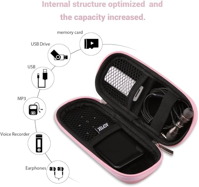 AGPTEK Carrying Case, EVA Zipper Carrying Hard Case Cover - Image 2