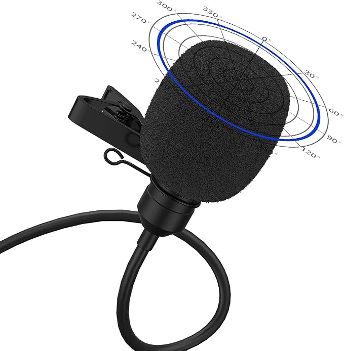 MAONO USB Lavalier Microphone, 192KHZ/24BIT Plug & Play Omnidirectional Lapel - Image 8