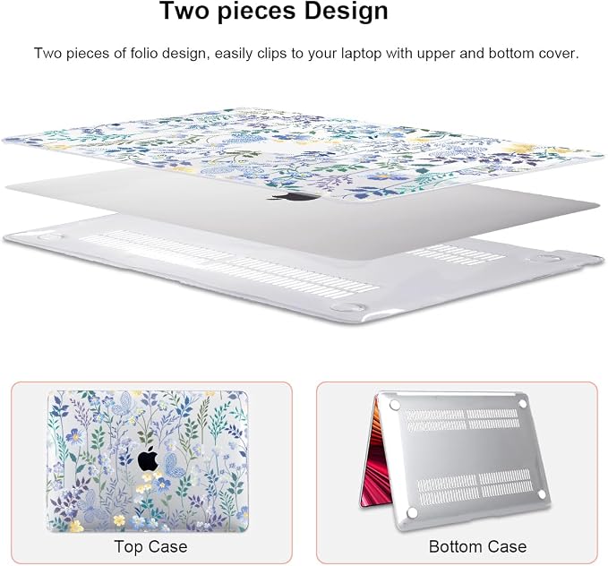 Compatible with 2021 2020 MacBook Air 13 inch Case M1 A2337 A2179 A1932 2018 - Image 4