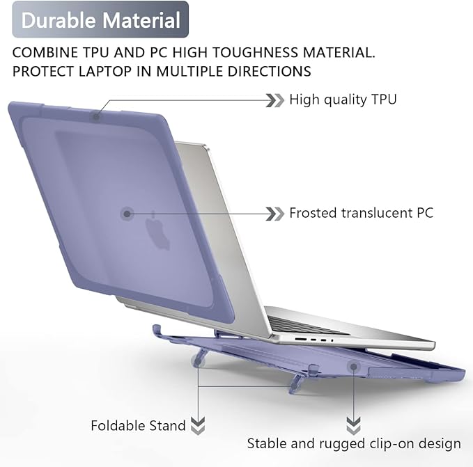 Batianda Compatible with New MacBook Pro 16 inch Case 2024 M4 Chip 2023 2021 - Image 3