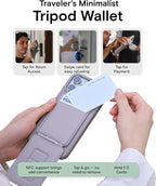 MOFT Phone Tripod Wallet for iPhone, Mulit-Angles, Lightweight & Portable Phone - Image 4