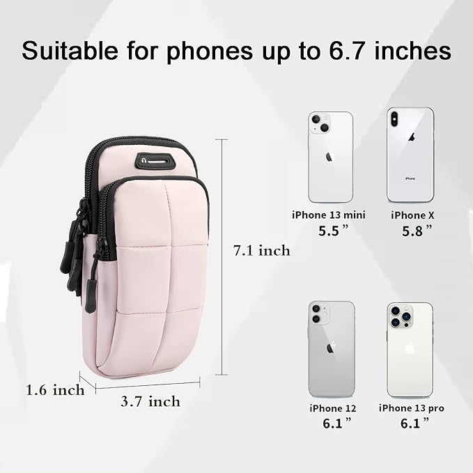 Phone Holder, Arm Bands for Workout, Use for Running, Hiking & Biking - Image 5