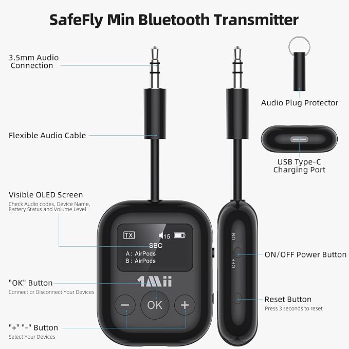 Airplane Bluetooth 5.3 Transmitter - Image 8