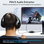 VPFET HDMI Audio Extractor 4K HDMI to Optical 3.5mm AUX Audio Adapter Splitter - Image 4