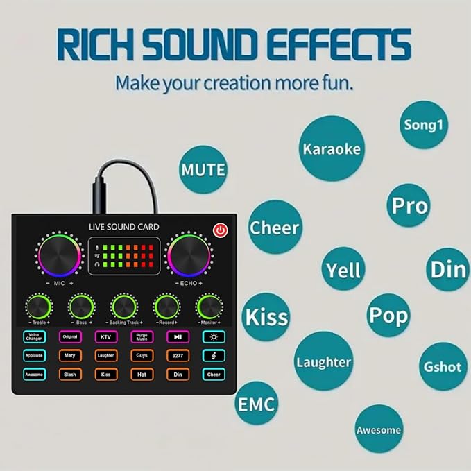 sktome Podcast Equipment Bundle, V8max Voice Changer - Image 4