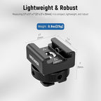 NEEWER Cold Shoe Mount Adapter Compatible - Image 7