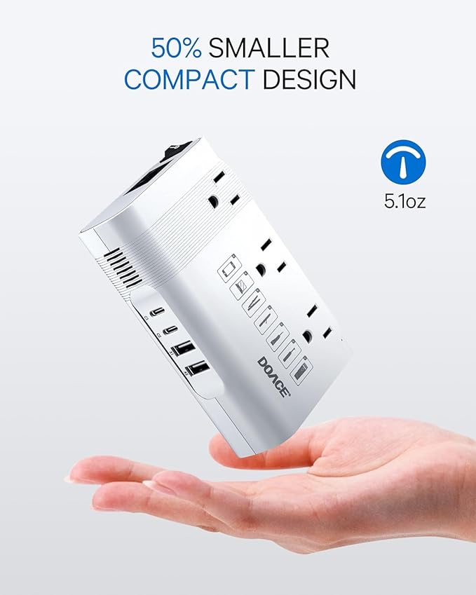 DOACE 350W Voltage Converter US to Europe - 220V to 110V Converter - Image 7
