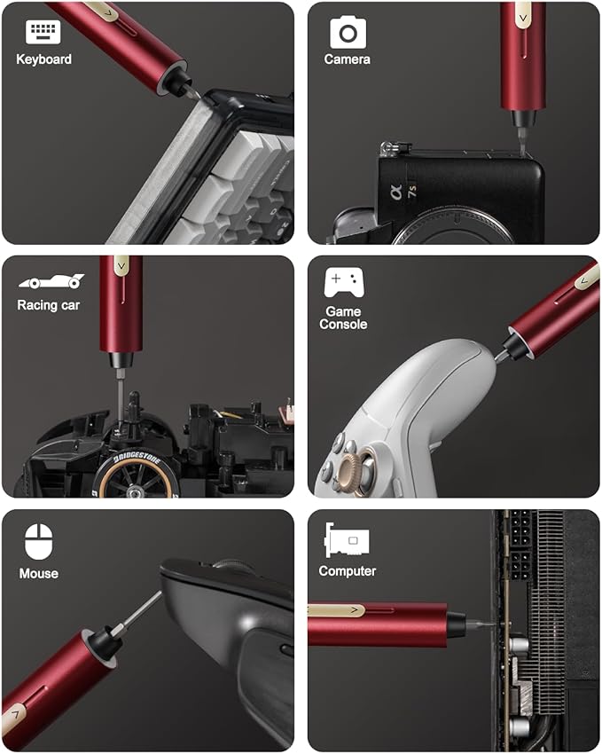 Fanttik E2 Ultra Mini Electric Screwdriver, Cordless Screwdriver, Max 0.6N.m - Image 6