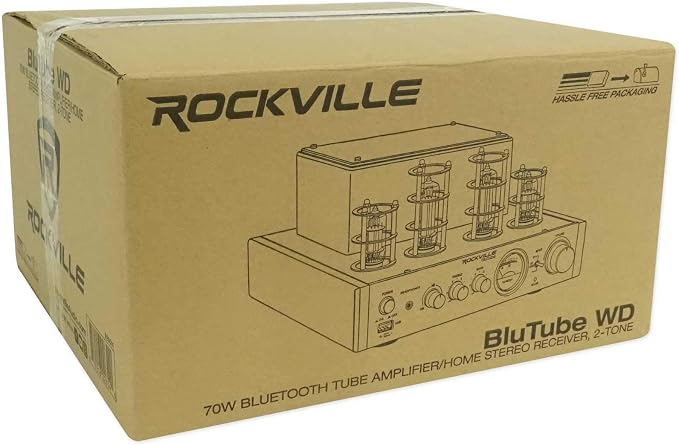 Rockville BluTube WD 70W Tube Amplifier/Home Stereo Receiver, - Image 8