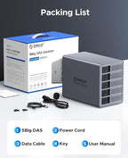 ORICO 5 Bay DAS Hard Drive Enclosure USB 3.0 - Image 8
