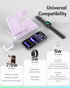 Wireless Charger Stand Charging Station: 3 in 1 Charger Multiple Devices - Image 2