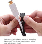 Alex Tech 10ft - 1/4 inch Cord Protector Wire Loom Tubing Cable Sleeve Split - Image 2
