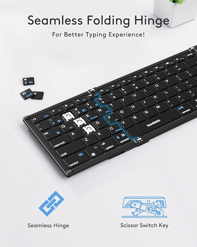 Samsers Foldable Bluetooth Keyboard - Image 6