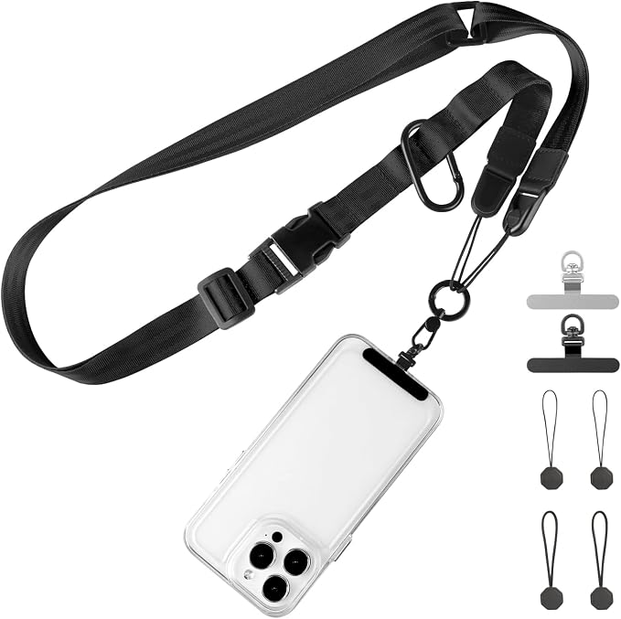 Adjustable Crossbody Phone Lanyard, Universal Phone Wrist Strap and Phone Neck by Unknown