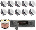 Vaiyer Home Audio System Kit, 6-Channel 6000 Watts Bluetooth Amplifier w/ 5.25" by Vaiyer