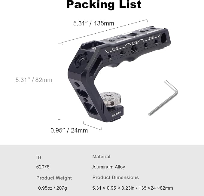 Cold Shoe Camera Handle Grip - Image 9