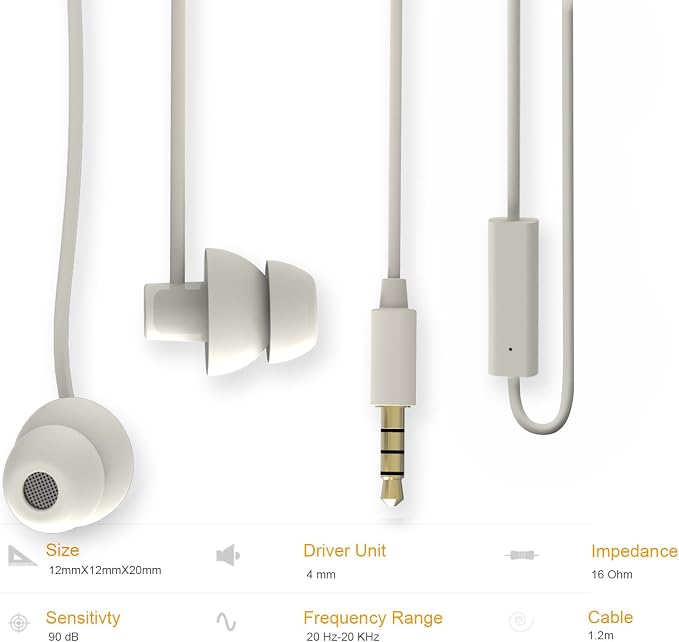 MAXROCK Sleeping Headphones, in-Ear Soundproof Earplug Soft Earbuds - Image 4
