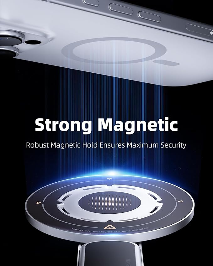 TODI for MagSafe Phone Grip Stand, 3-in-1 Magnetic Finger Ring Holder - Image 2