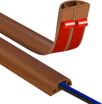 Floor Cord Covers for Wires 12FT Cable Hider Wire Cover Self Adhesive Cord by JAHOMFAI