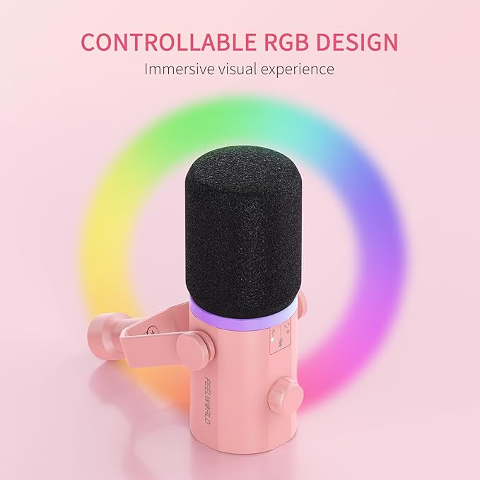 FEELWORLD PM1 XLR USB Dynamic Microphone Gifts - Image 5