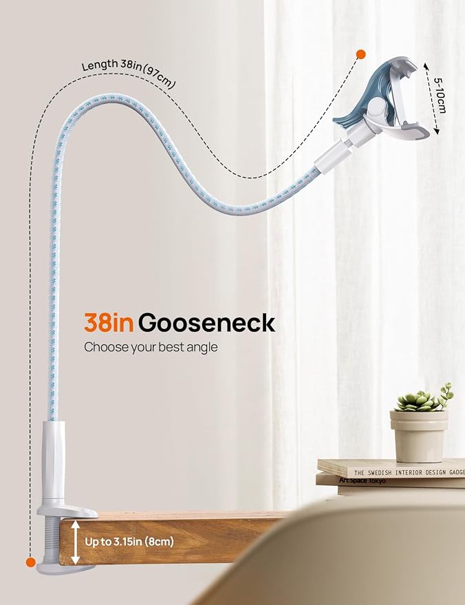 Gooseneck Phone Holder for Bed - Image 4