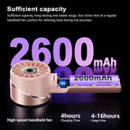 Handheld Fan, Mini Small Portable Turbo Fan, USB Type-C Rechargeable - Image 4
