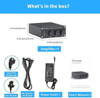 Fosi Audio TB10A 2 Channel Stereo Audio Amplifier Receiver Mini Hi-Fi Class D - Image 6