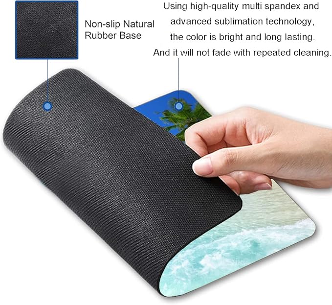 Mouse Pad, Premium-Textured Mouse Mat, Non-Slip Rubber Base Mousepad - Image 2