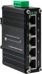 Mini 5-Port Gigabit Ethernet Switch -Industrial Grade Unmanaged Network Switch by Unknown