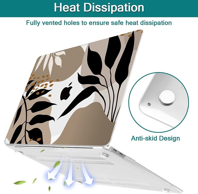 Teryeefi Compatible with 2020 MacBook Air 13 inch Case 2021 2019 Model M1 A2337 - Image 6