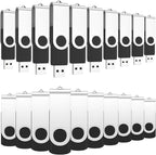 ABLAZE 1GB Flash Drives 500 Pack, USB 2.0 Thumb Drives Bulk Swivel Memory Stick by ABLAZEGlobal