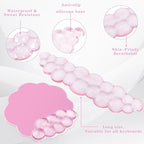 Gel Cloud Keyboard and Mouse Wrist Rest, Cute Wrist Support and Arm Support Rest - Image 3
