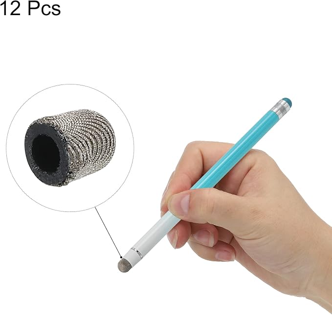 MECCANIXITY 12pcs 5.5mm Stylus Pen Fine Tips Conductive Fiber Capacitive Touch - Image 3