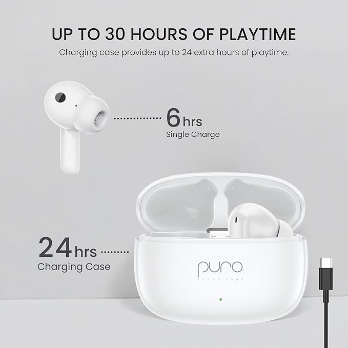 Puro Sound Labs PuroQuiet-Air Active Noise Cancelling Bluetooth Earbuds - Image 4
