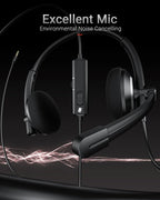 Wired Headset with Microphone for PC Laptop - Image 2