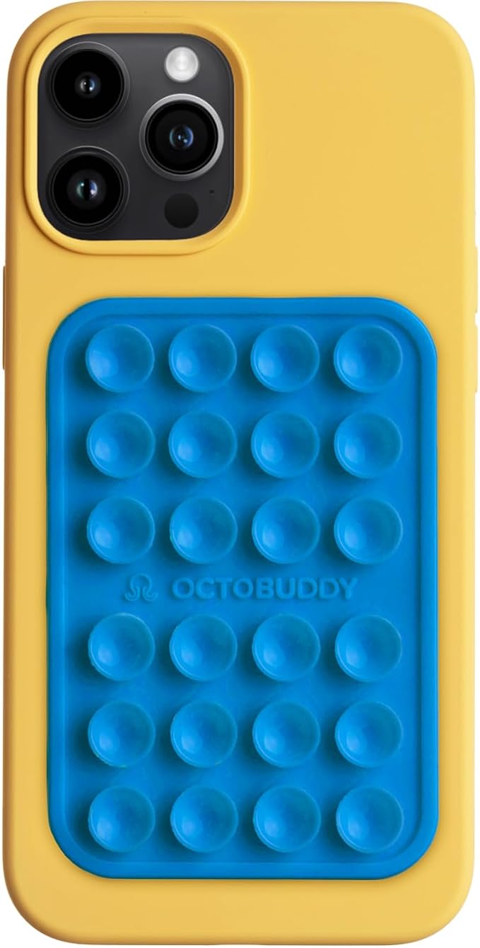 Classic - Silicone Suction Phone Case Adhesive Mount - Hands-Free, Strong Grip by Octobuddy