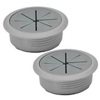 2 Pcs Desk Grommet 2" / 50 mm, Desk Hole Cover by EASYEAH