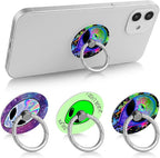 Bonoma Phone Ring Grip, 3 Pack Aliens 360 Degree Rotation 180 Degree Flip - Image 3