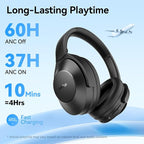 EarFun Wave Life Hybrid Active Noise Cancelling Headphones, Wireless Over Ear - Image 5