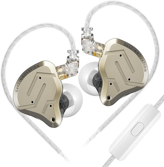 KZ ZSN Pro 2 in-Ear Monitors Headphones Metal Earphones 1BA+1DD Hybrid by HHIFIHEAR