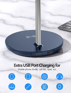 Miroddi Headphone Stand with Wireless Charger, Independent USB Charging Port - Image 5