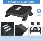 Scalebeard Under Desk Footrest, Ergonomic Foot Stool - Image 4