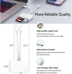 SD Card Reader for iPhone iPad Mac, USB C and Lightning Dual Connector Memory - Image 6