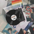 Vinyl Record Player with Speakers Turntable - Image 3