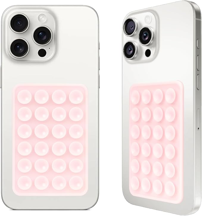 2PCS Silicone Suction Phone Case Mount, Non Slip Suction Cup, Hands-Free Phone by Giumel
