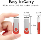 TOPESEL 5 Pack 64GB USB 3.0 Flash Drive Memory Stick Thumb Drives - Image 6